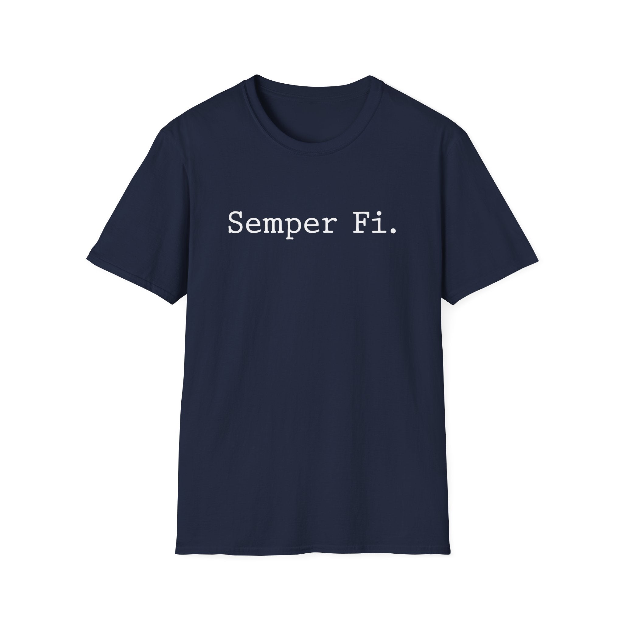 Semper Fi Typographic Vintage Gym T-Shirt