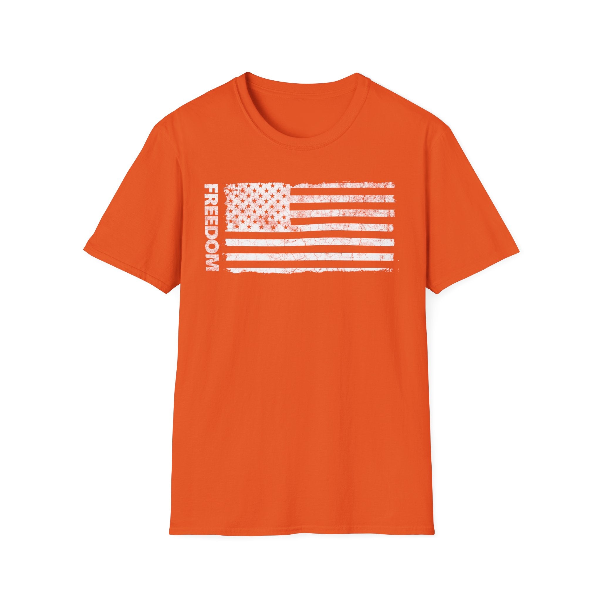 USA Freedom Flag Vintage Gym T-Shirt