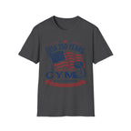USA 250 America Gym Graphic Retro Gym T-Shirt