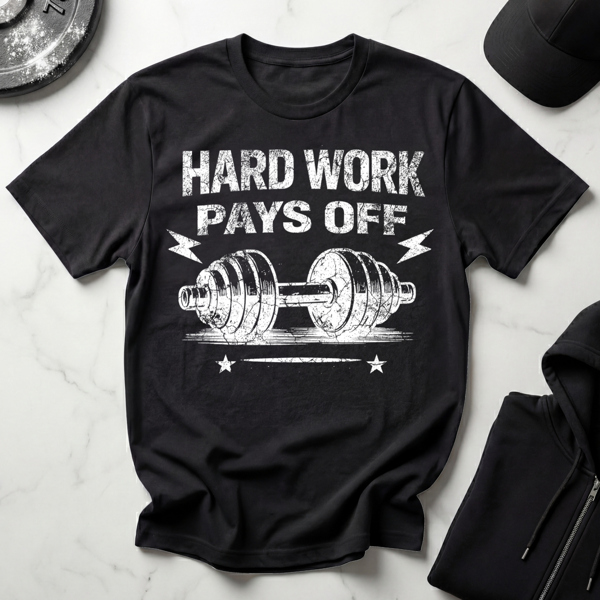 Hard Work Pays Off Dark Tee