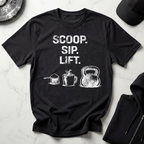 Scoop Sip Lift Dark Tee