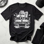 Creatine & Consistency Dark Tee