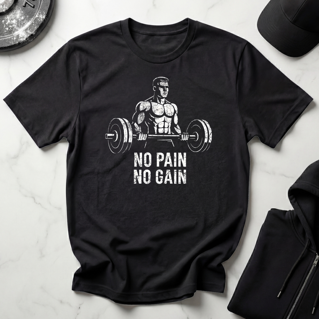 No Pain No Gain Dark Tee