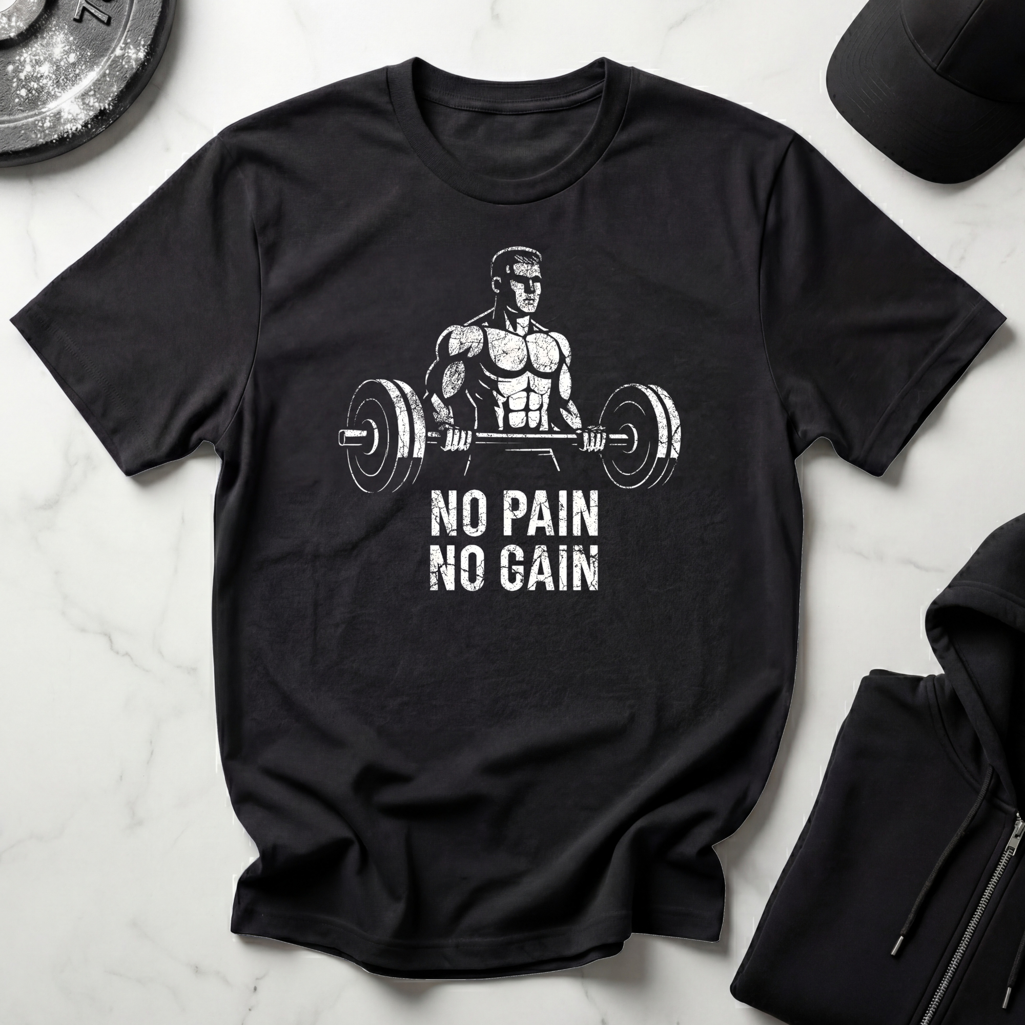 No Pain No Gain Dark Tee