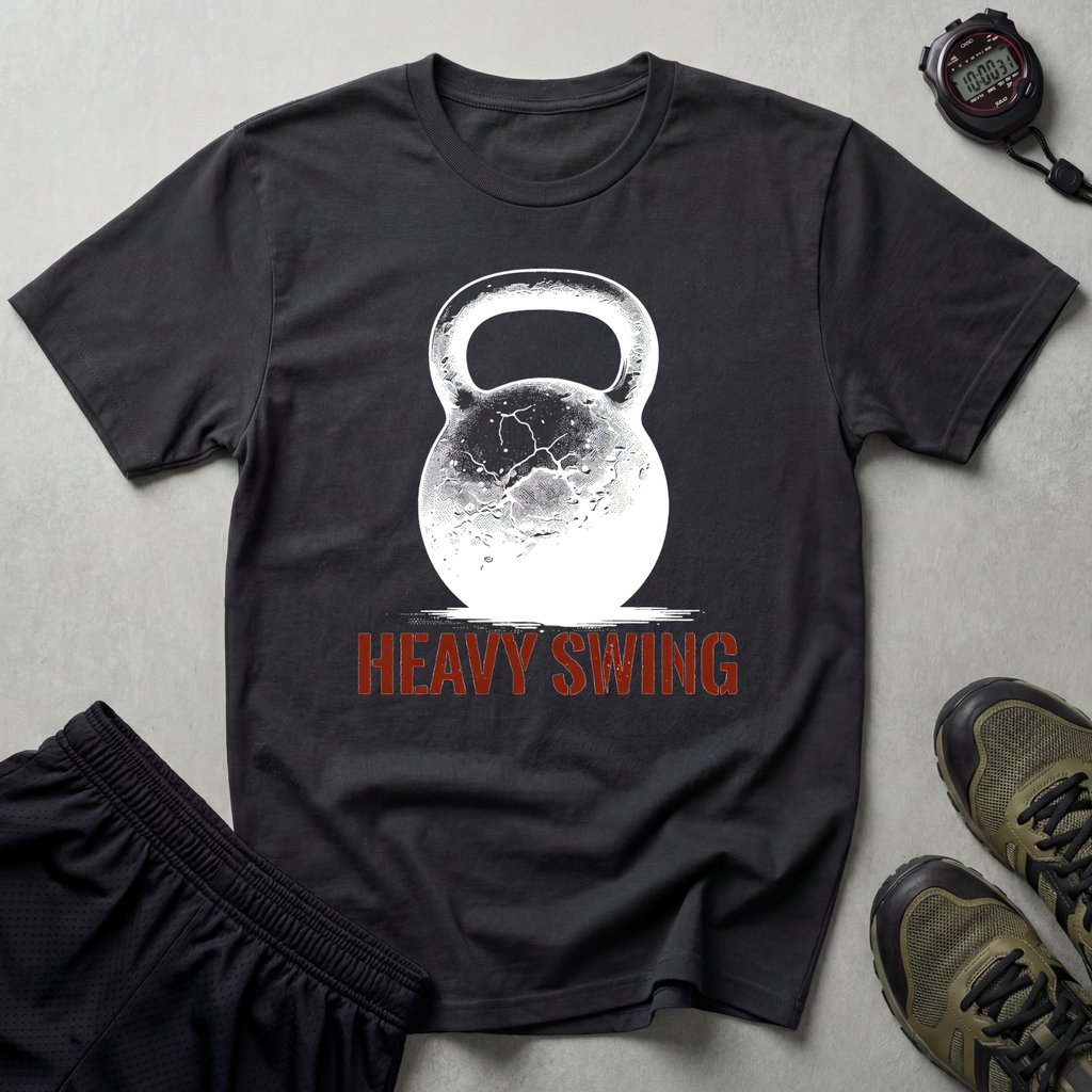 Heavy Swing Kettlebell Gym T-Shirt