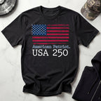 American Patriot 250 Stars and Stripes Vintage Gym T-Shirt