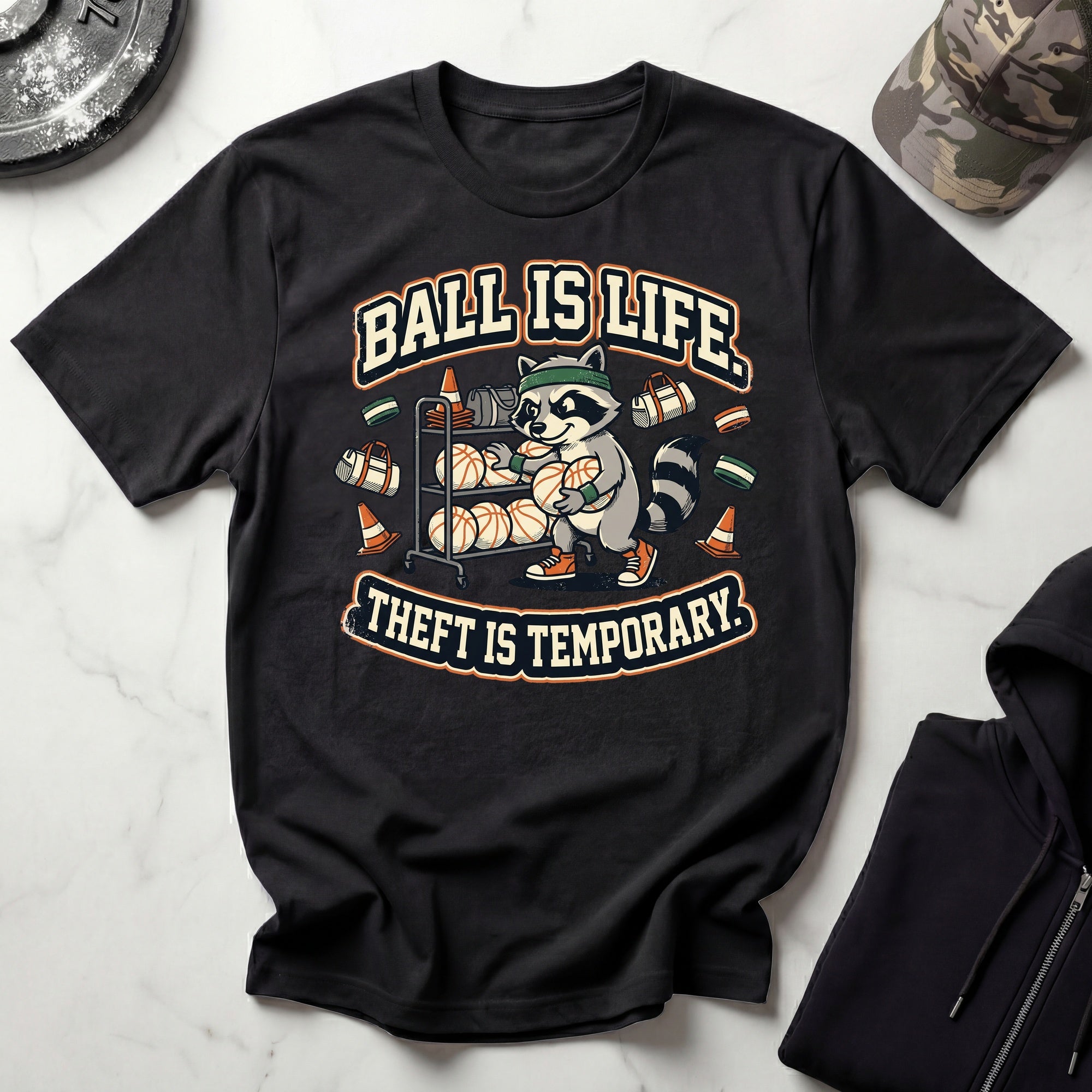 Basketball Is Life Vintage Gym T-Shirt