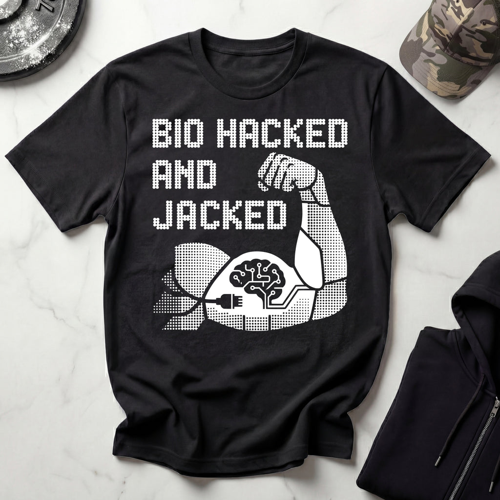 Bio Hacked Jacked Gym T-Shirt