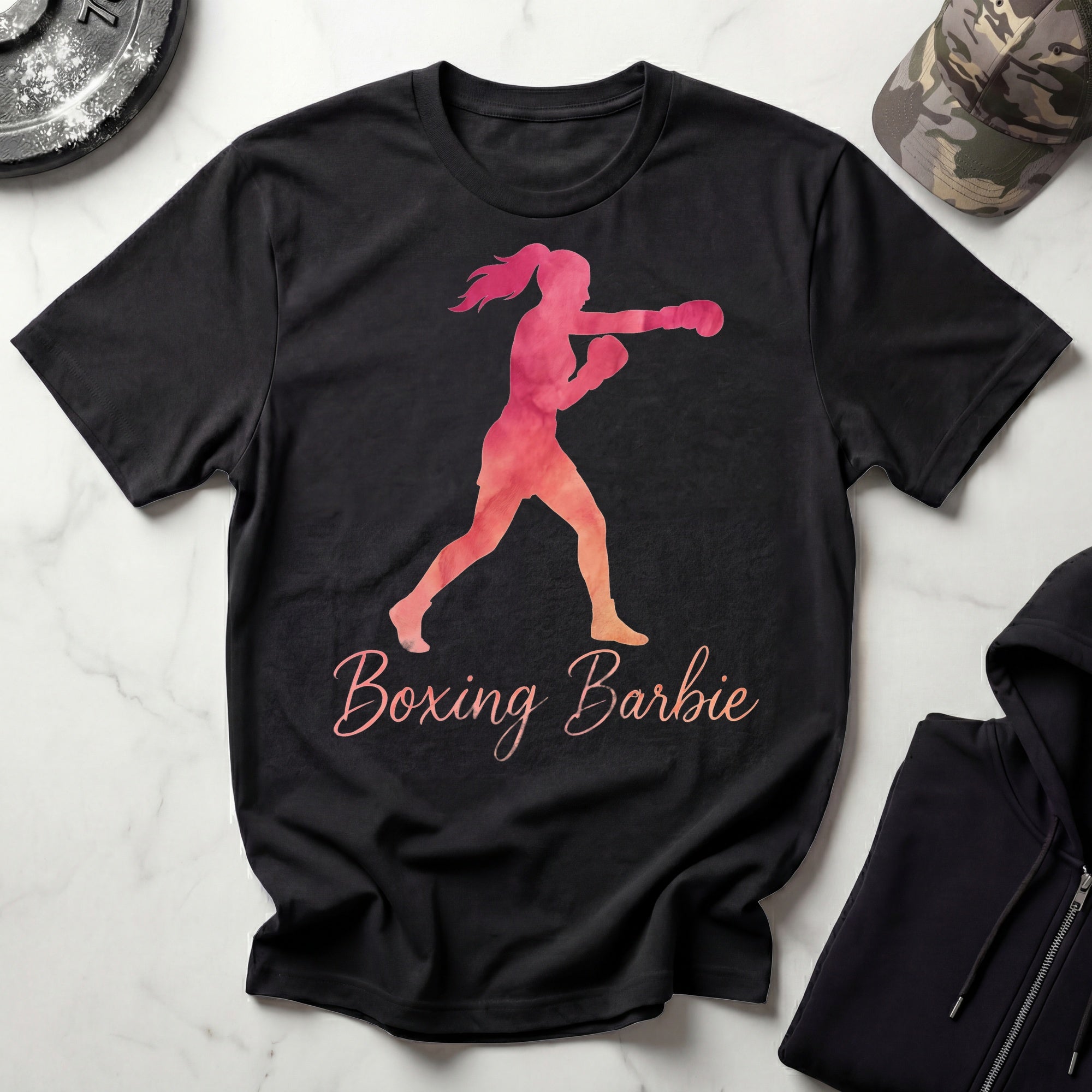 Boxing Barbie Gym T-Shirt