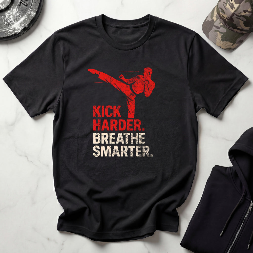 Kick Smarter Grunge Vintage Gym T-Shirt