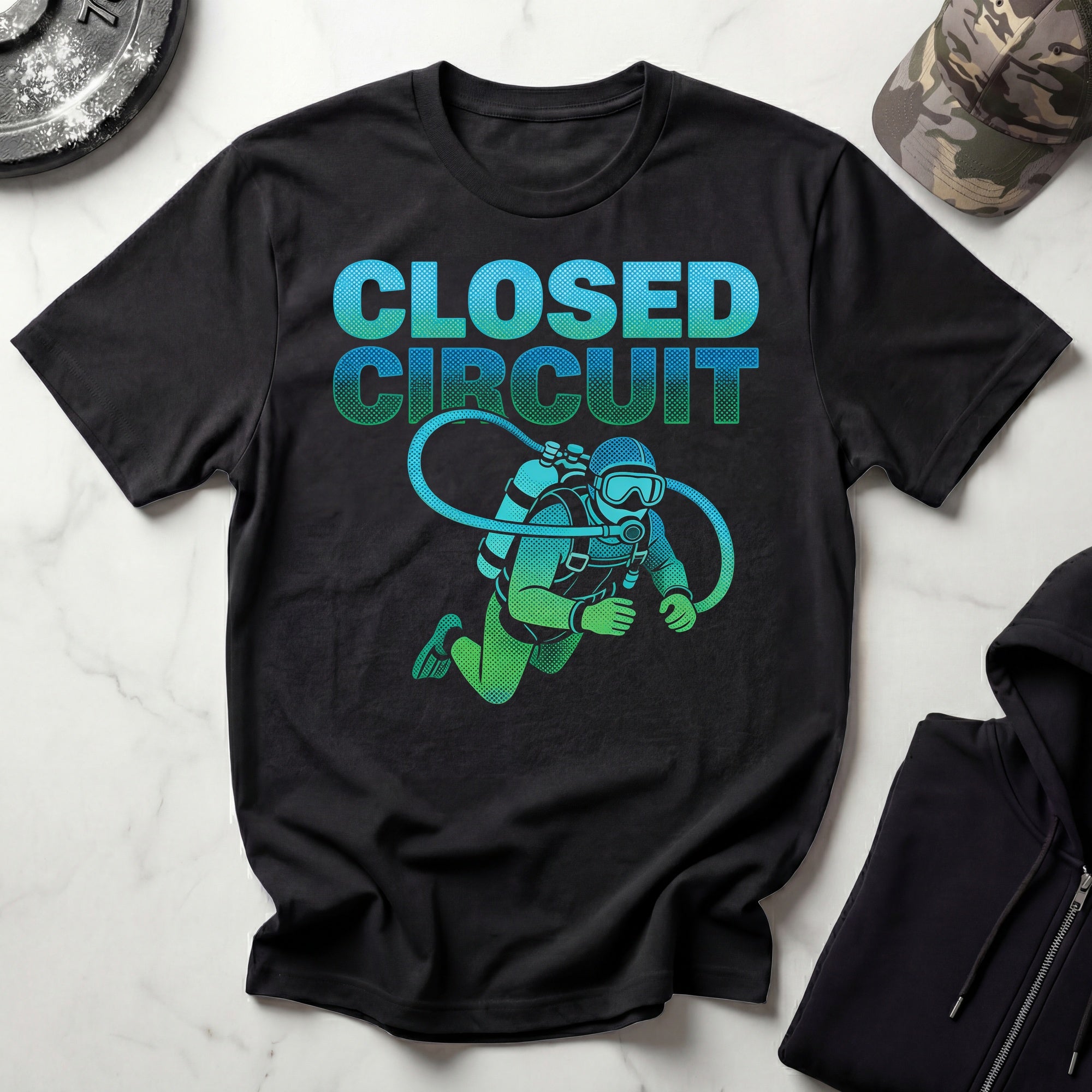 Closed Circuit Diver Gym T-Shirt