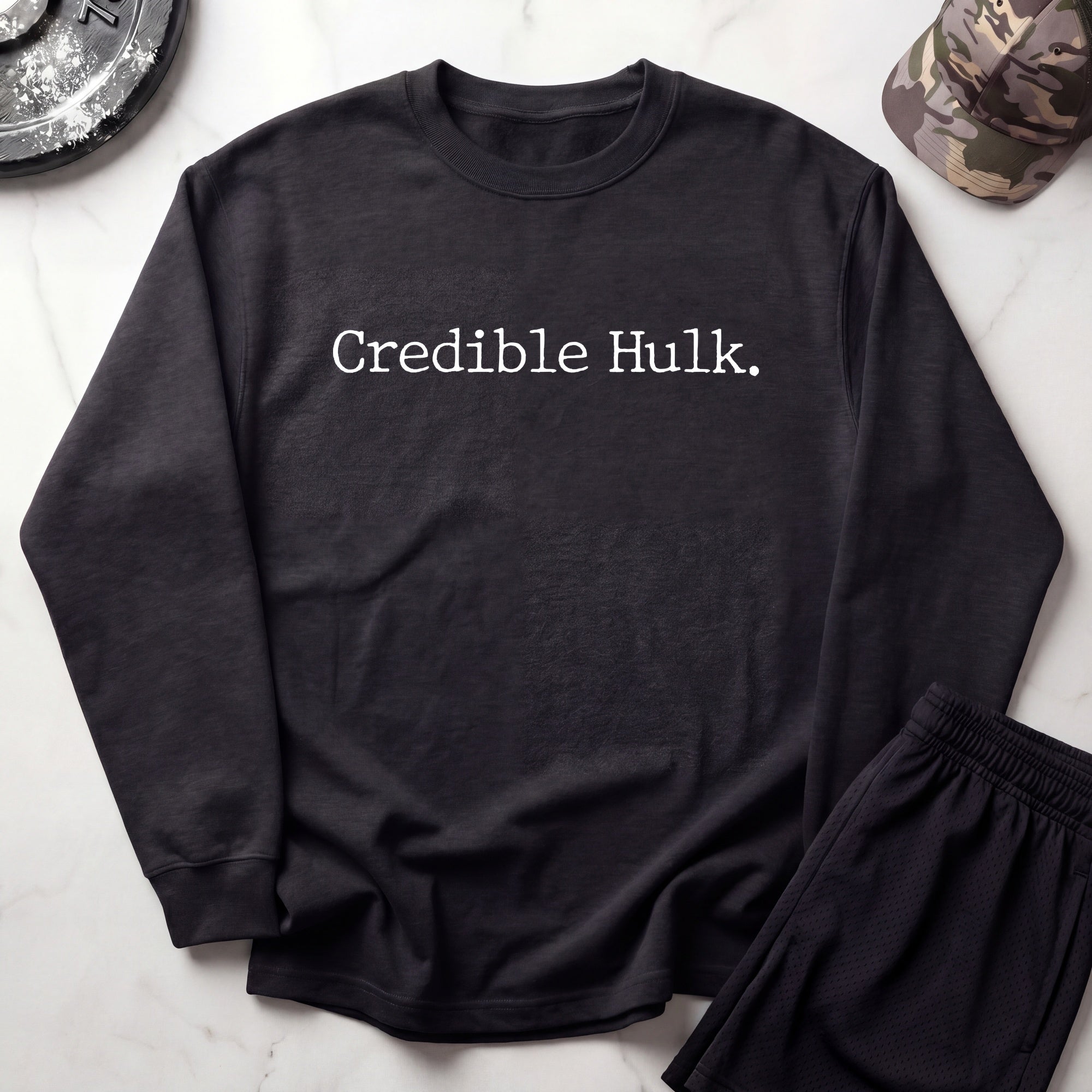 Credible Hulk Retro Crewneck Sweatshirt