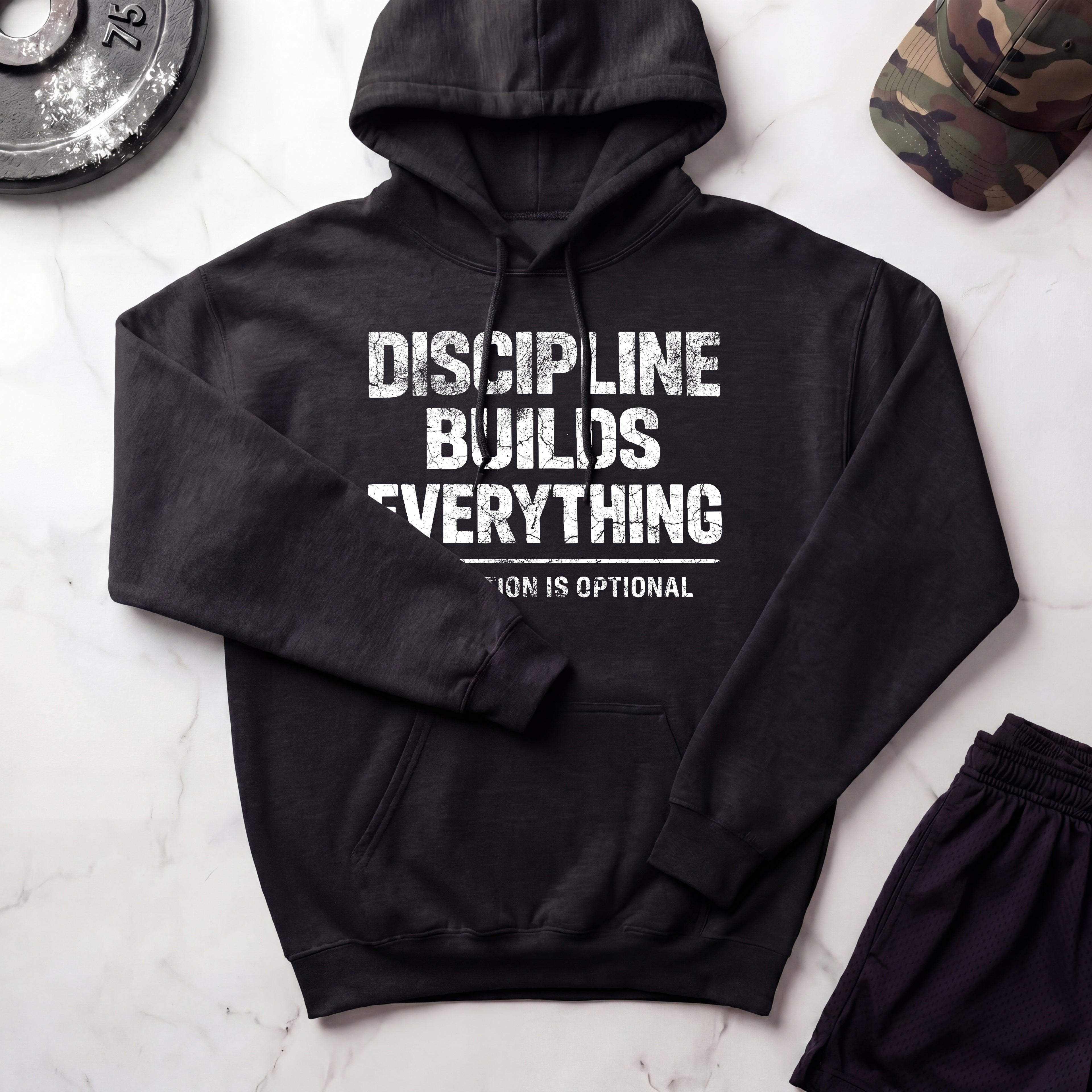 Discipline Builds Everything Graphic Hoodie