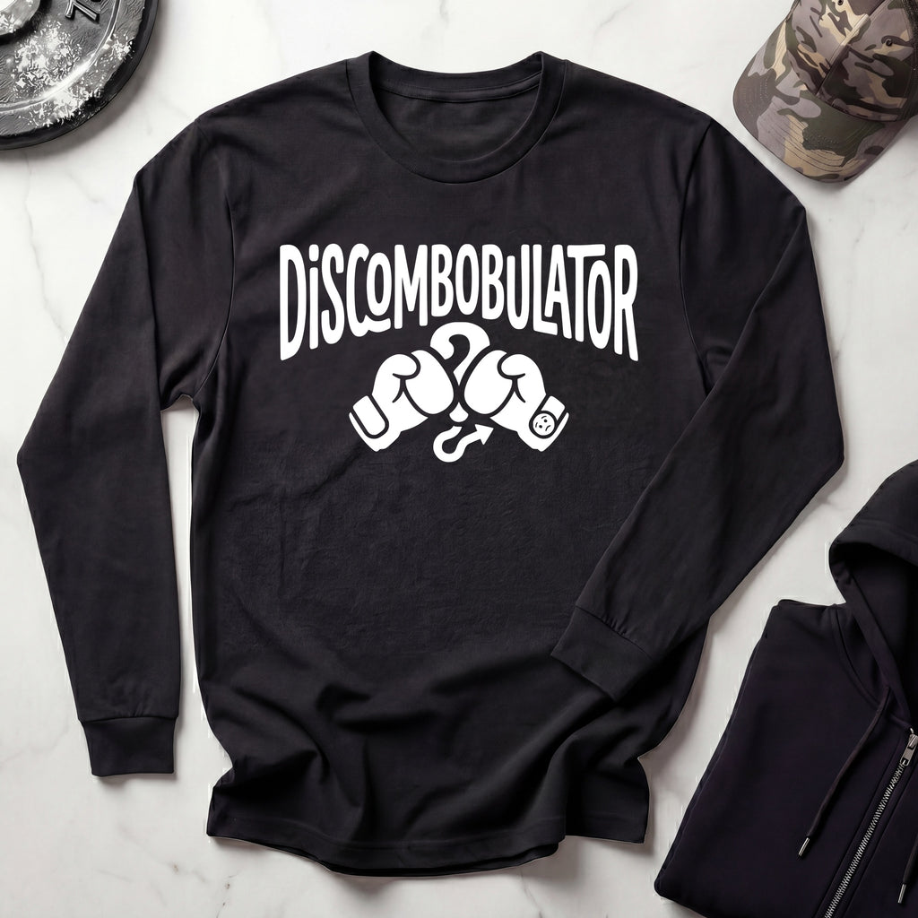 Discombobulator Boxer Long Sleeve Gym Tee