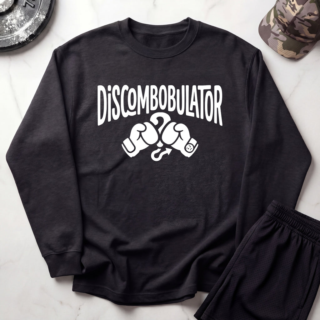 Discombobulator Boxing Cozy Vintage Crewneck Gym Sweatshirt