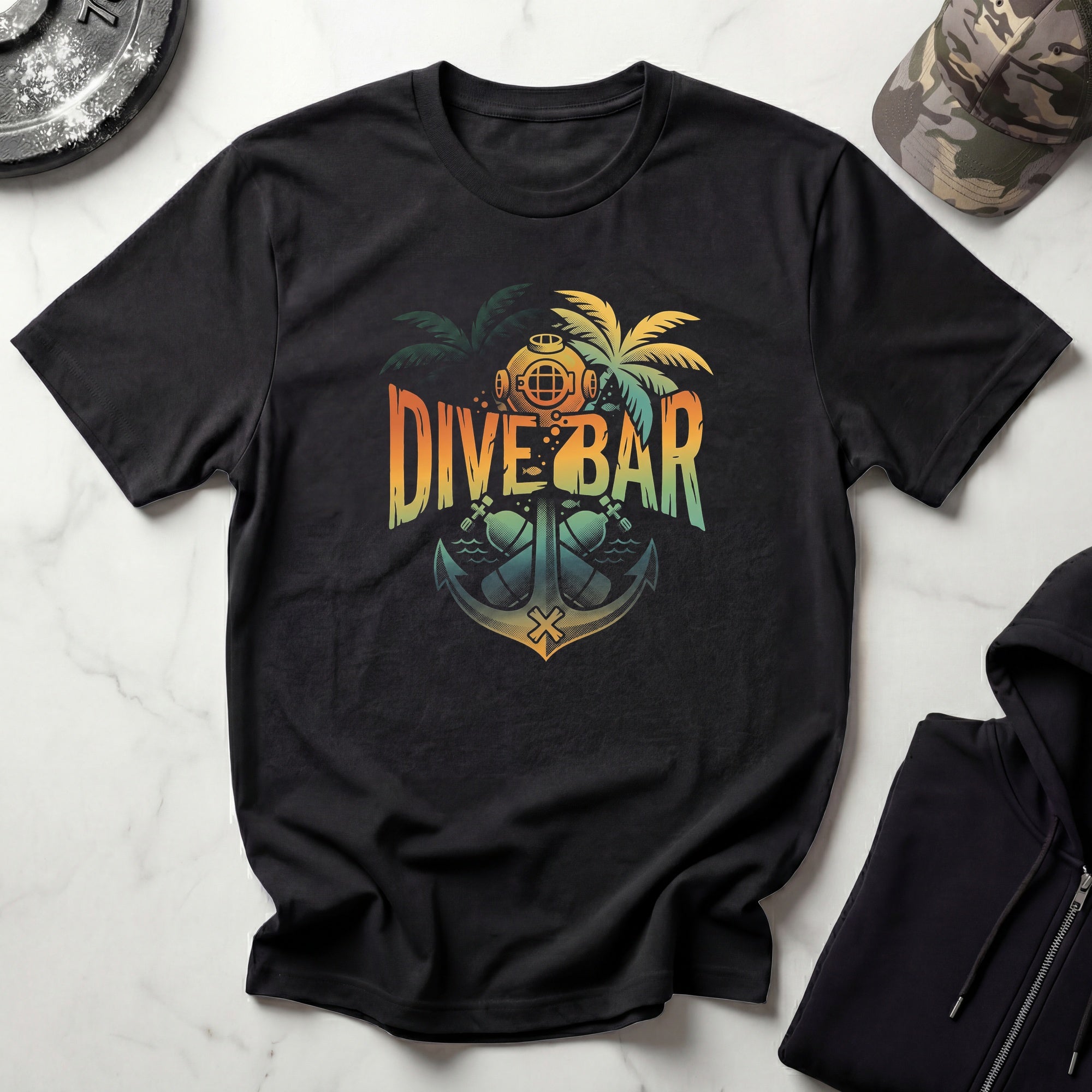 Vintage Dive Bar Gym T-Shirt