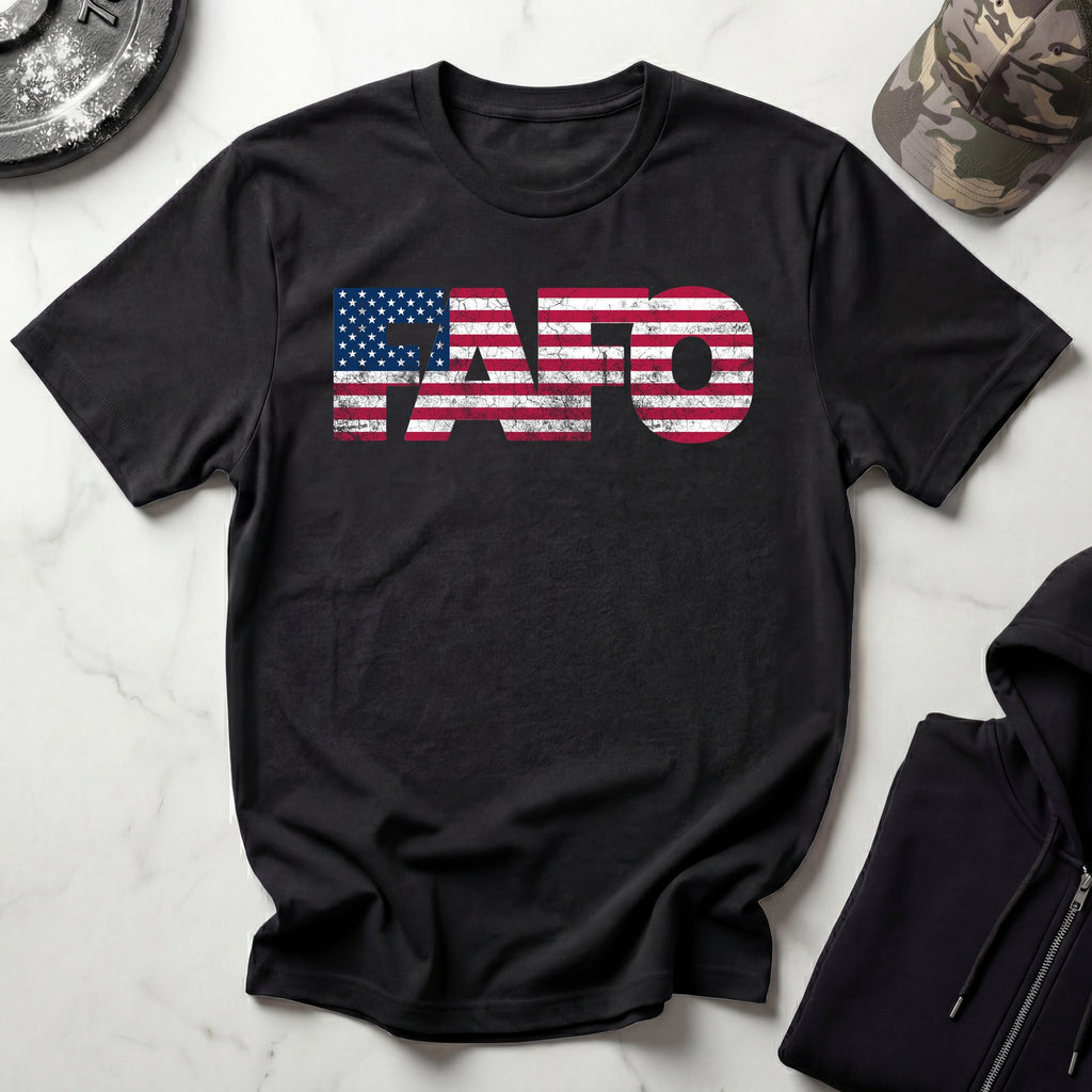 FAFO USA Vintage Graphic Gym T-Shirt