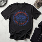 Forged In The USA Badge Vintage Gym T-Shirt