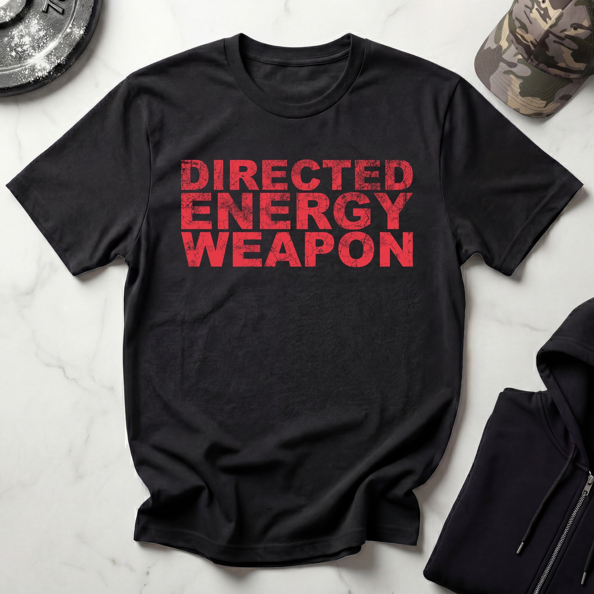 Directed Energy Grunge Red Gym T-Shirt