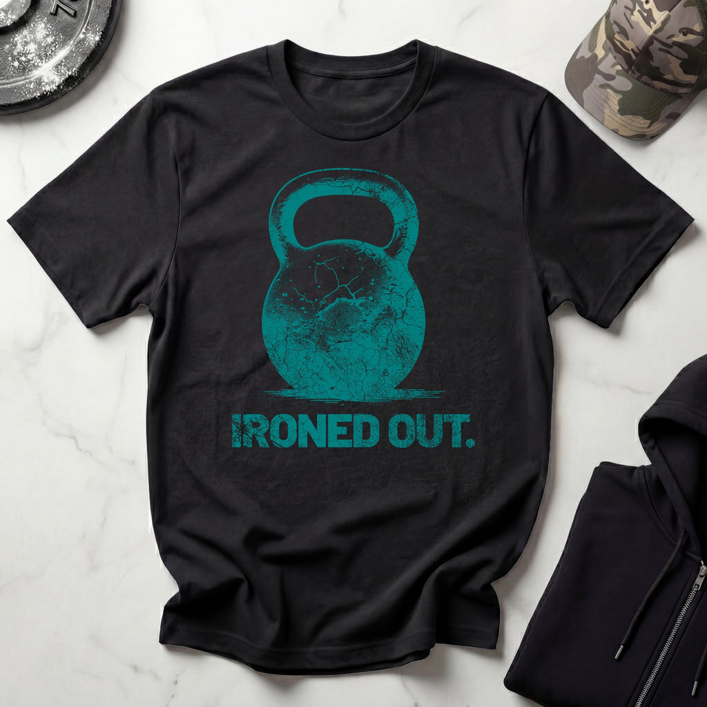 Ironed Out Kettlebell Vintage Gym T-Shirt