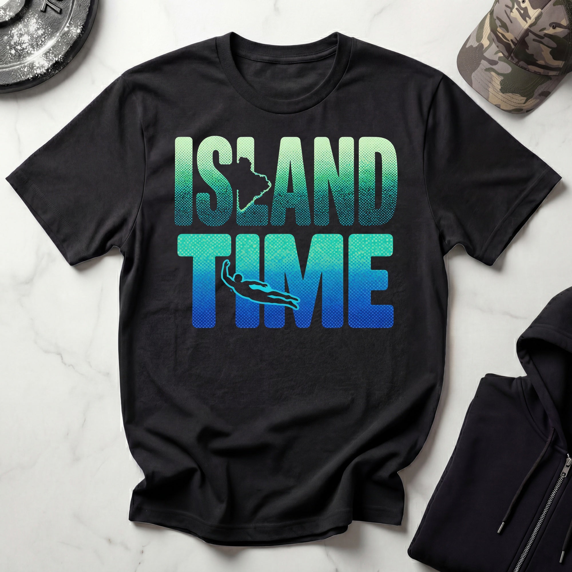 Island Time Ocean Dive Gym T-Shirt