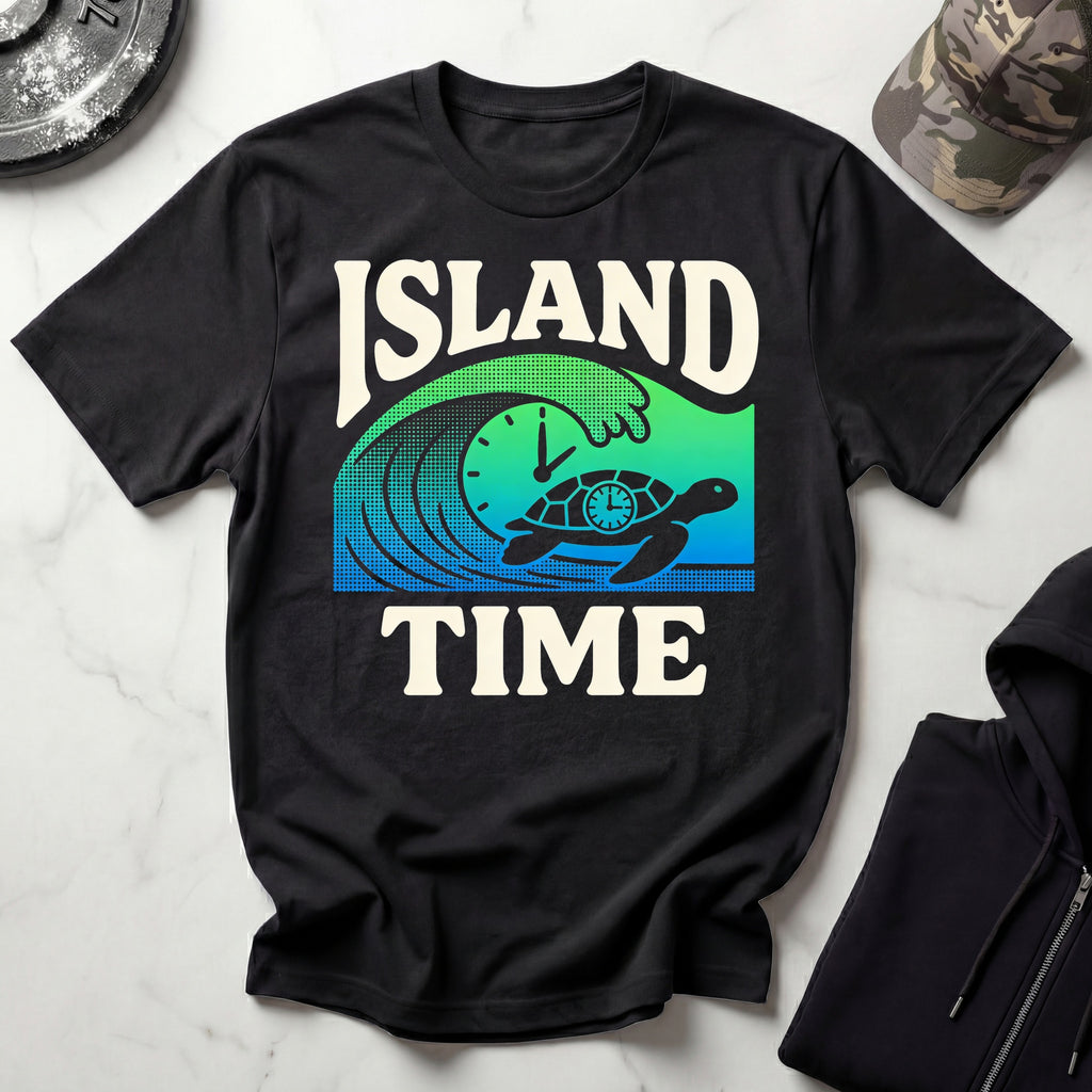 Island Time Graphic Gym T-Shirt