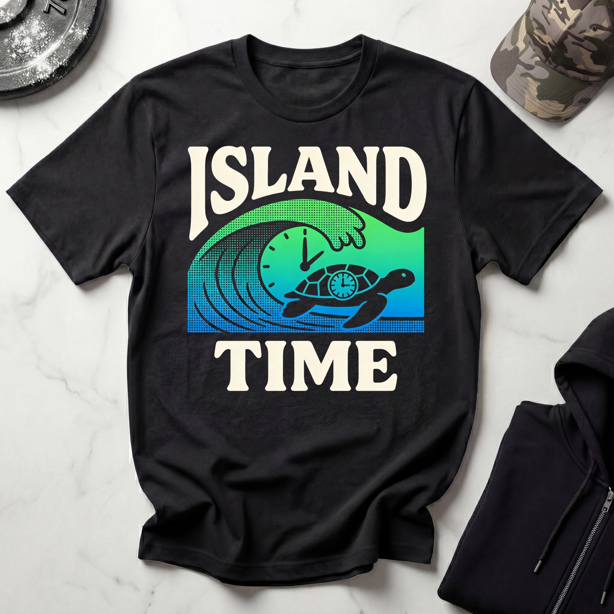 Island Time Graphic Gym T-Shirt