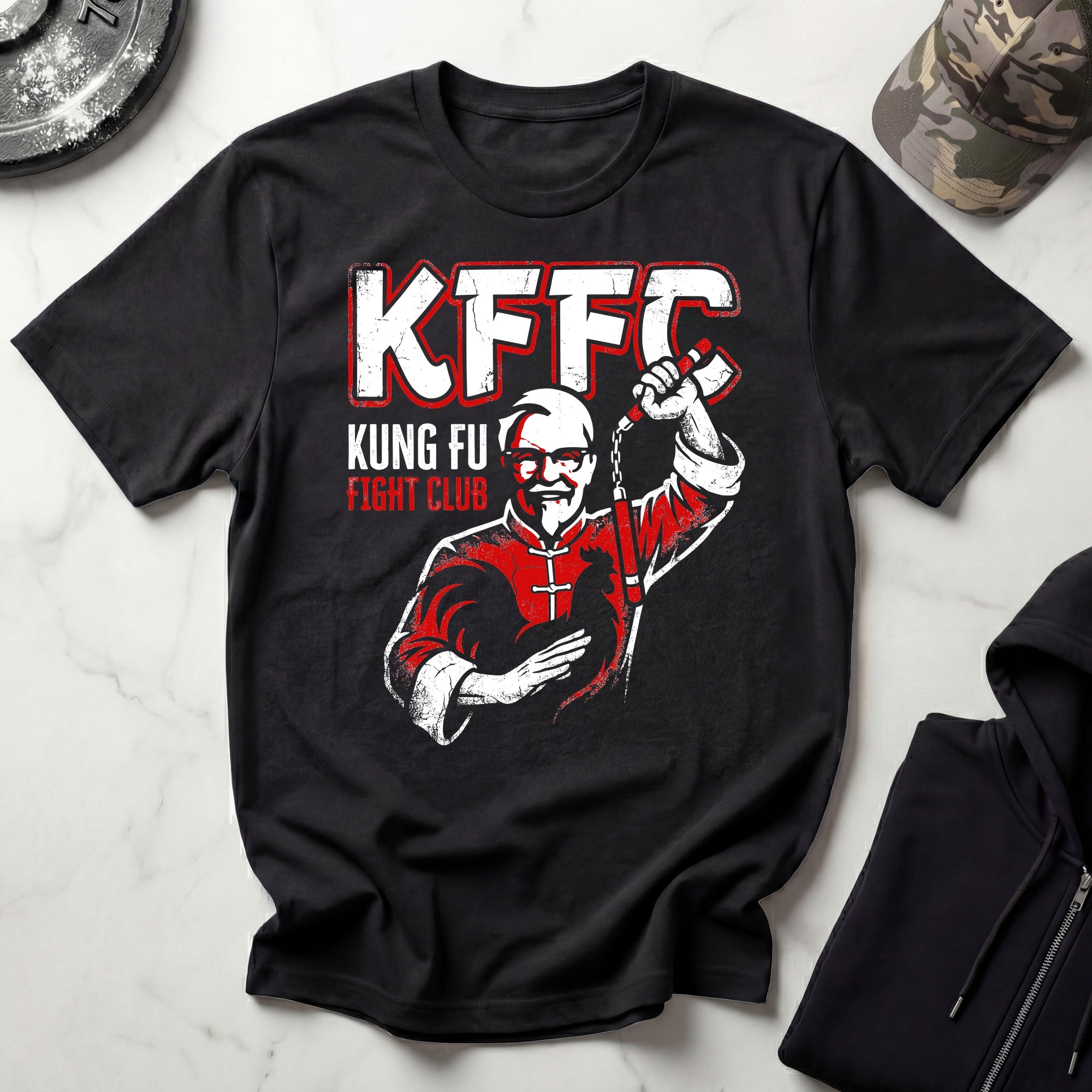 Kung Fu Fight Club Vintage Gym T-Shirt