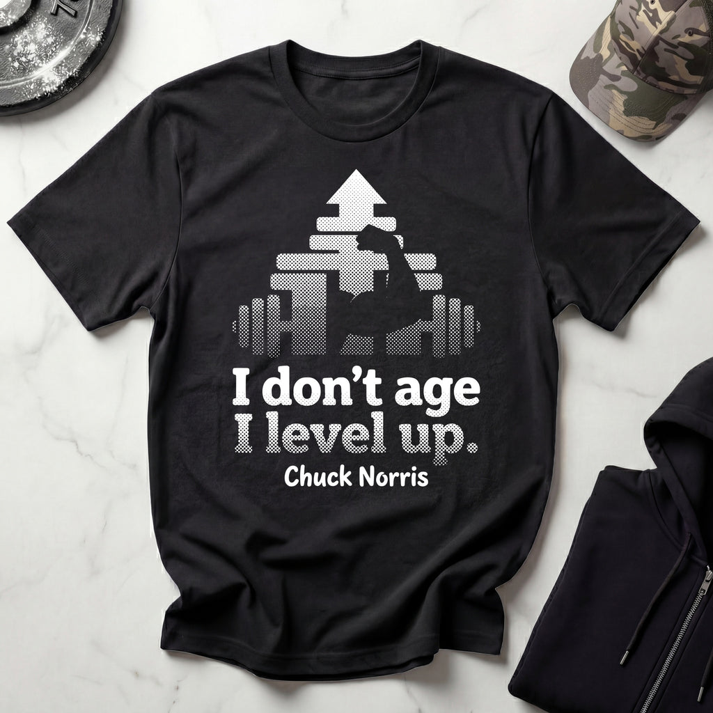 I Dont Age I Level Up Vintage Gym T-Shirt