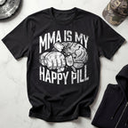 MMA Is My Happy Pill Vintage Gym T-Shirt
