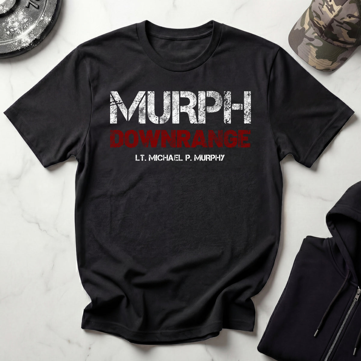 Murph Downrange Grunge Gym T-Shirt