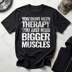 Muscle Therapy Grunge Graphic Gym T-Shirt