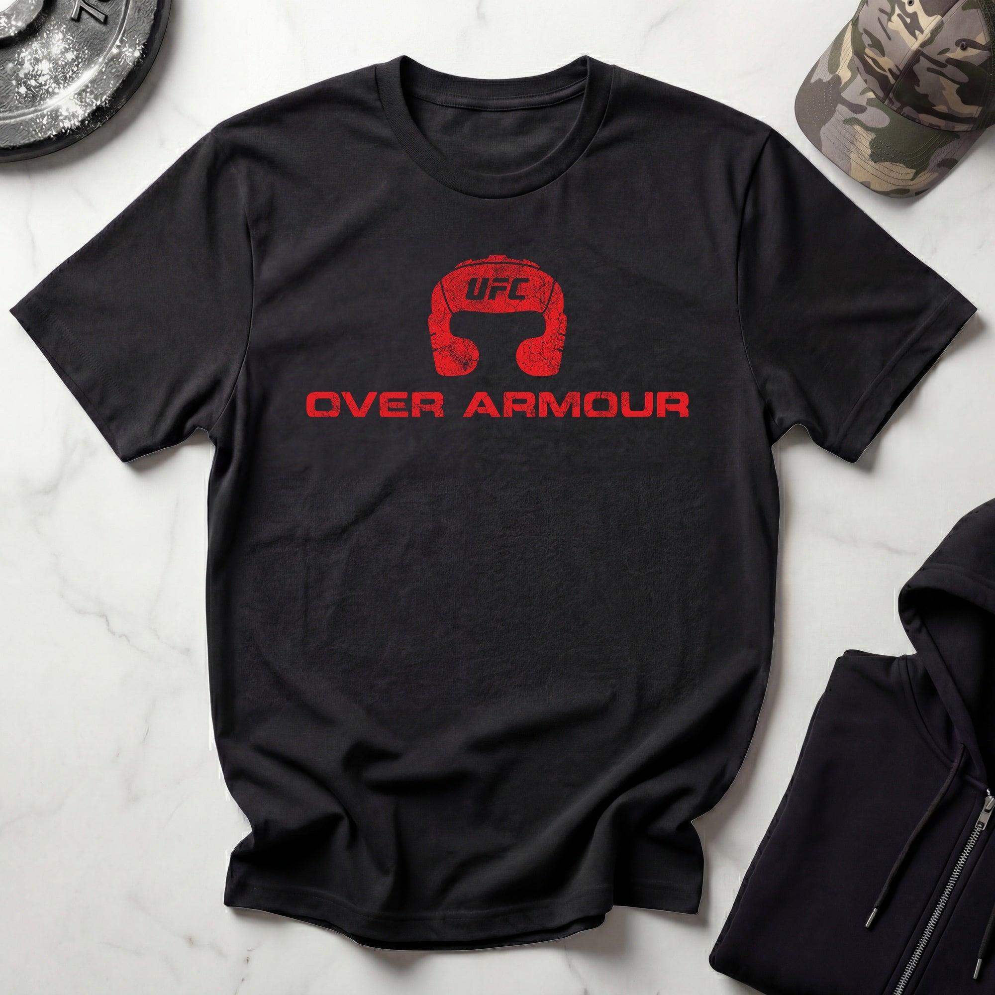MMA Over Armour Gym Vintage Gym T-Shirt