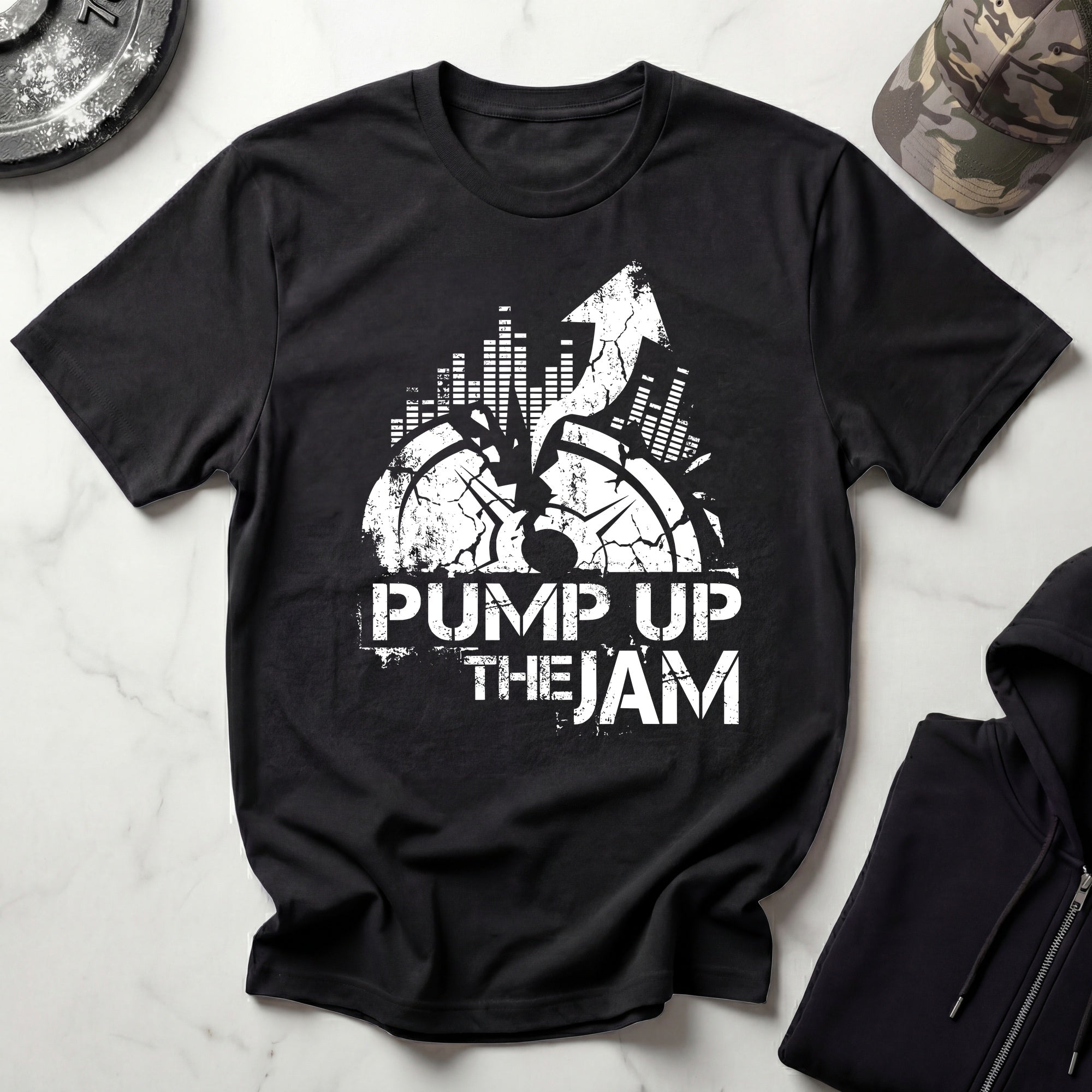 Pump Up Retro Gym Tee-Shirt