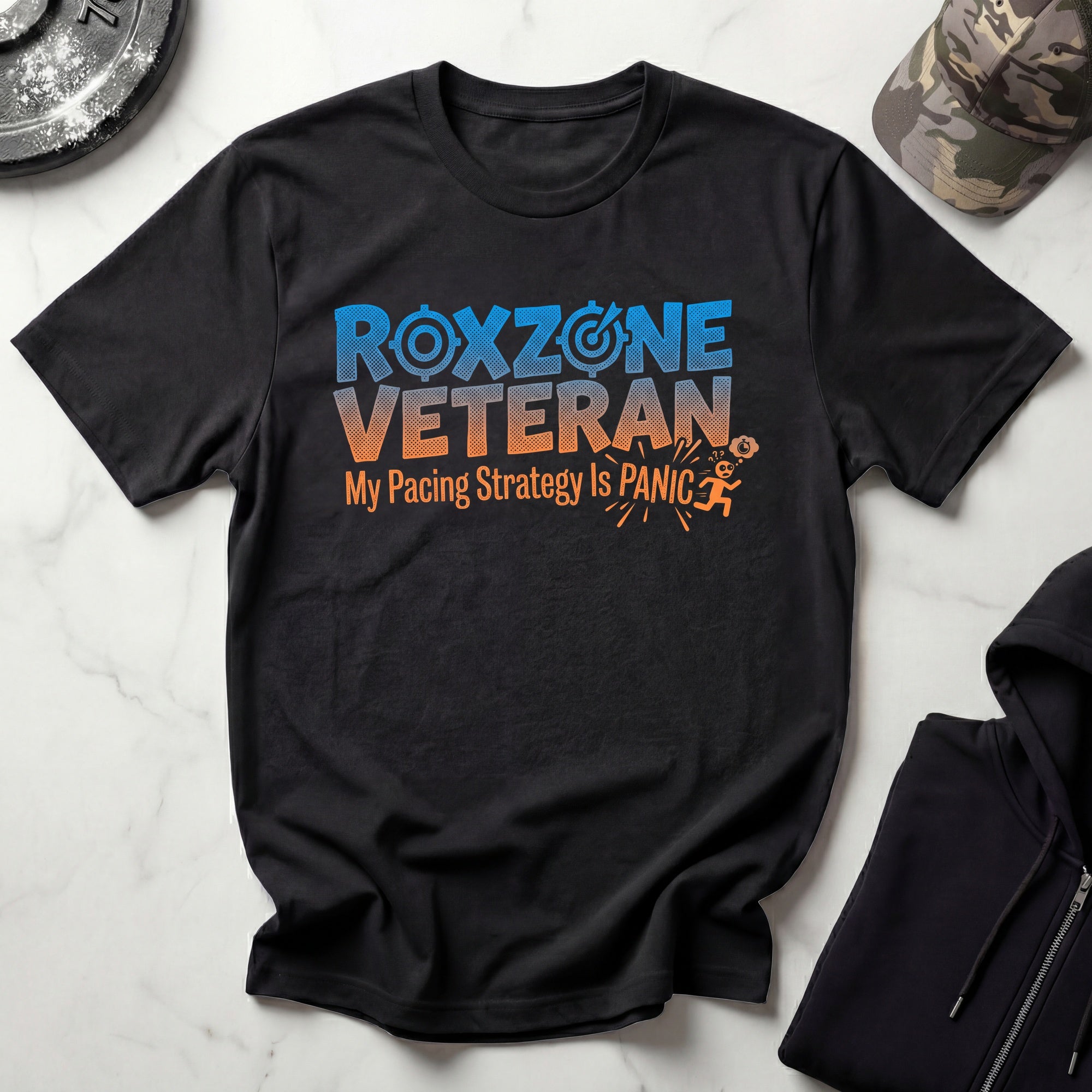 Roxzone Veteran Graphic Gym T-Shirt