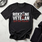 Roxzone Veteran Graphic White Red Gym T-Shirt