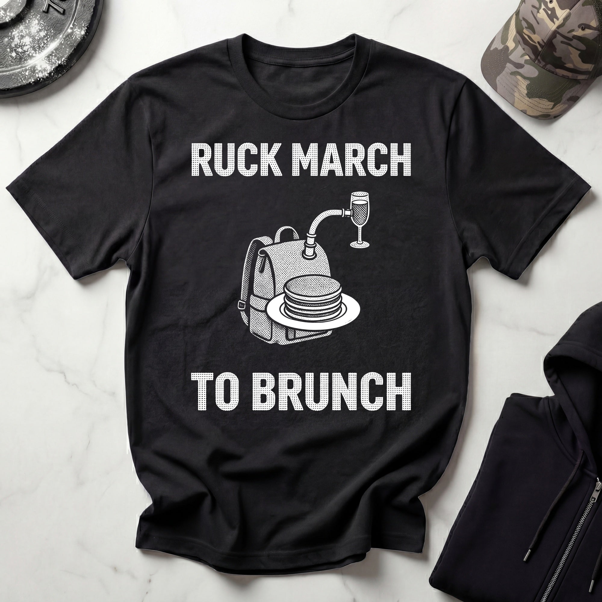 Ruck March To Brunch Gym T-Shirt