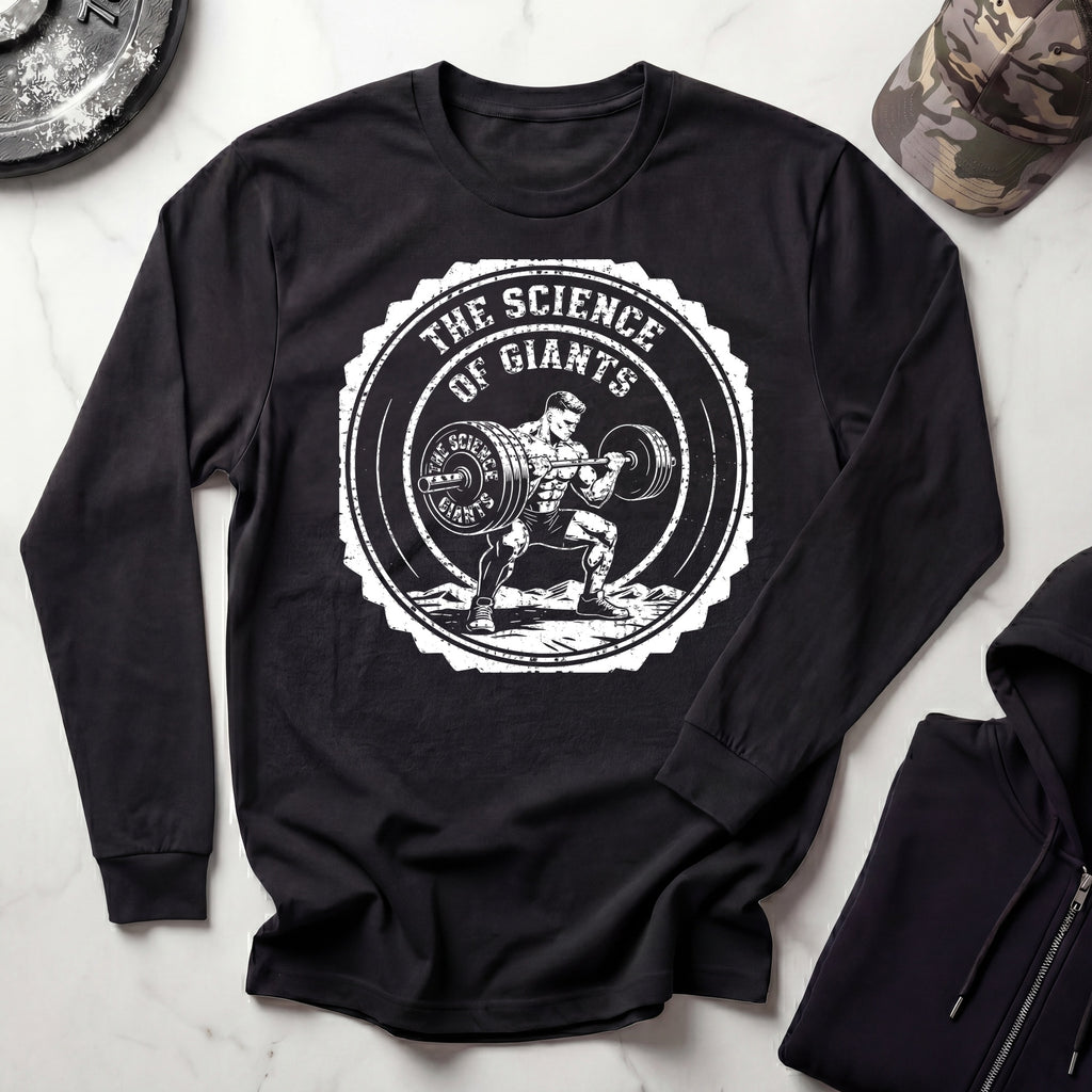 Science of Giants Long Sleeve Gym Tee
