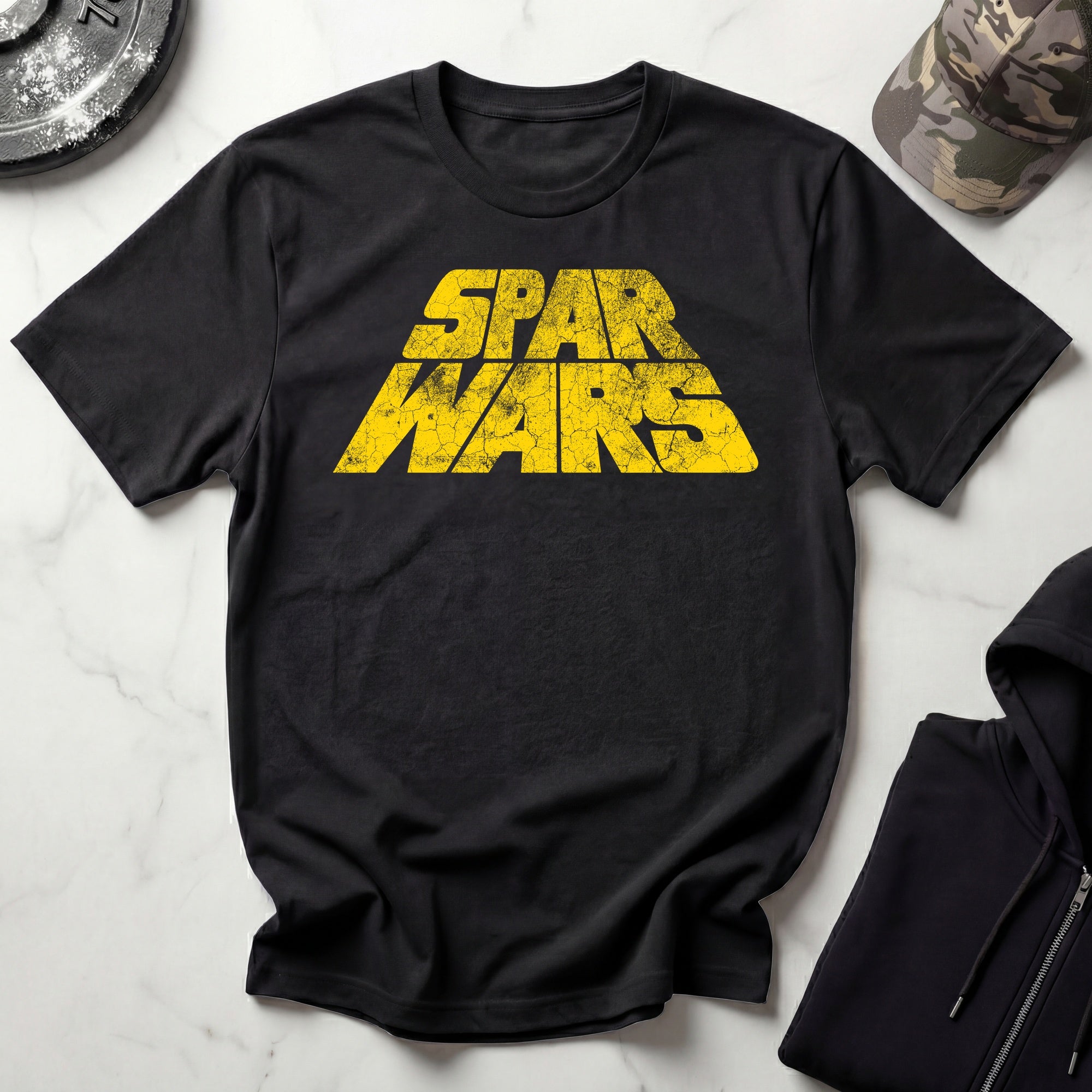 Spar Wars Humour Vintage Gym T-Shirt