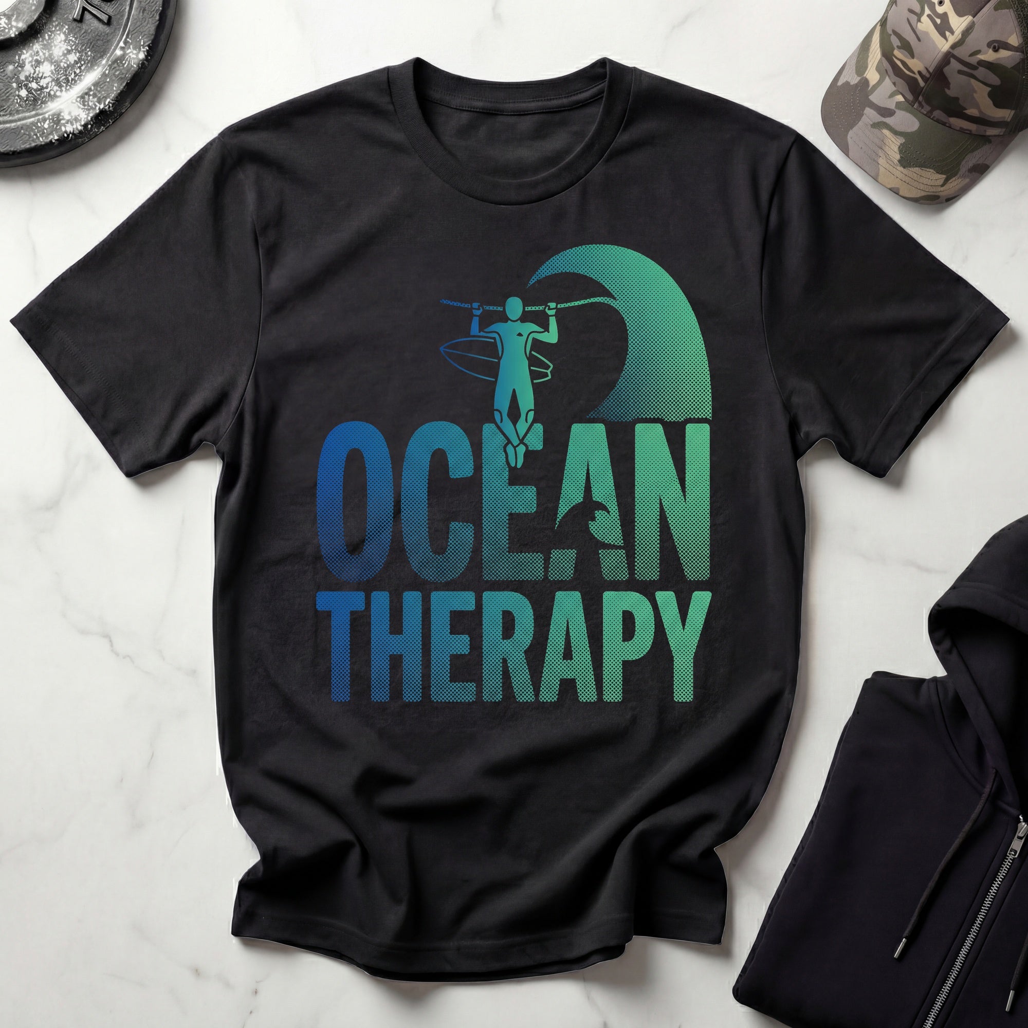 Wave Ocean Therapy Gym T-Shirt