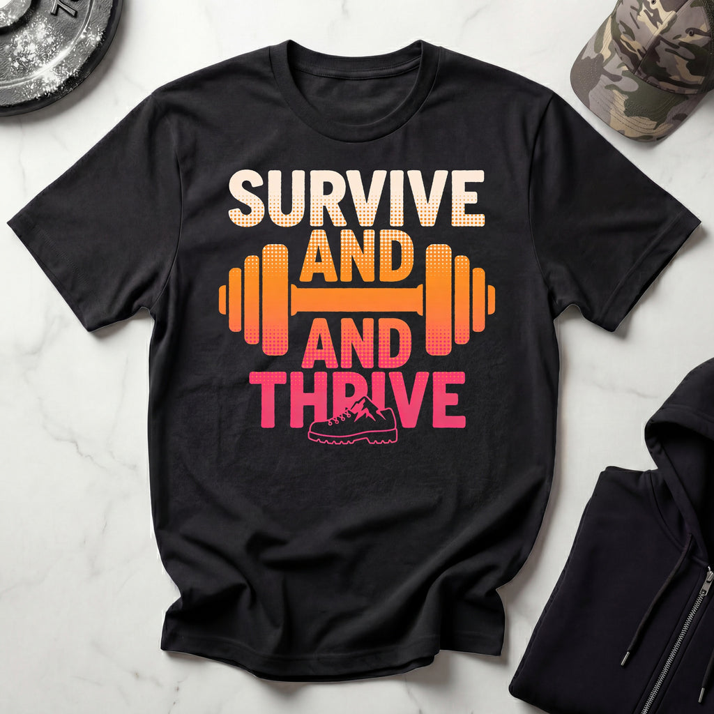 Survive And Thrive Hiking Gym T-Shirt