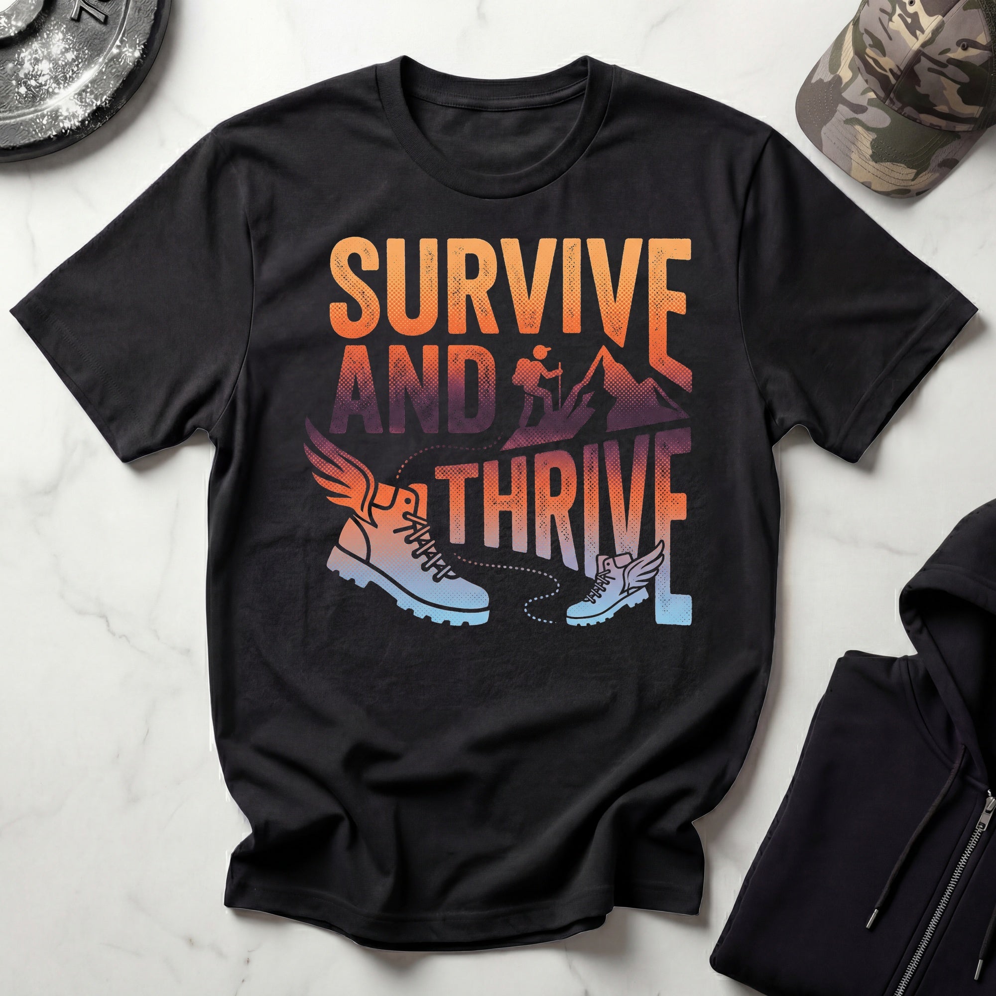Survive And Thrive Hiking T-Shirt