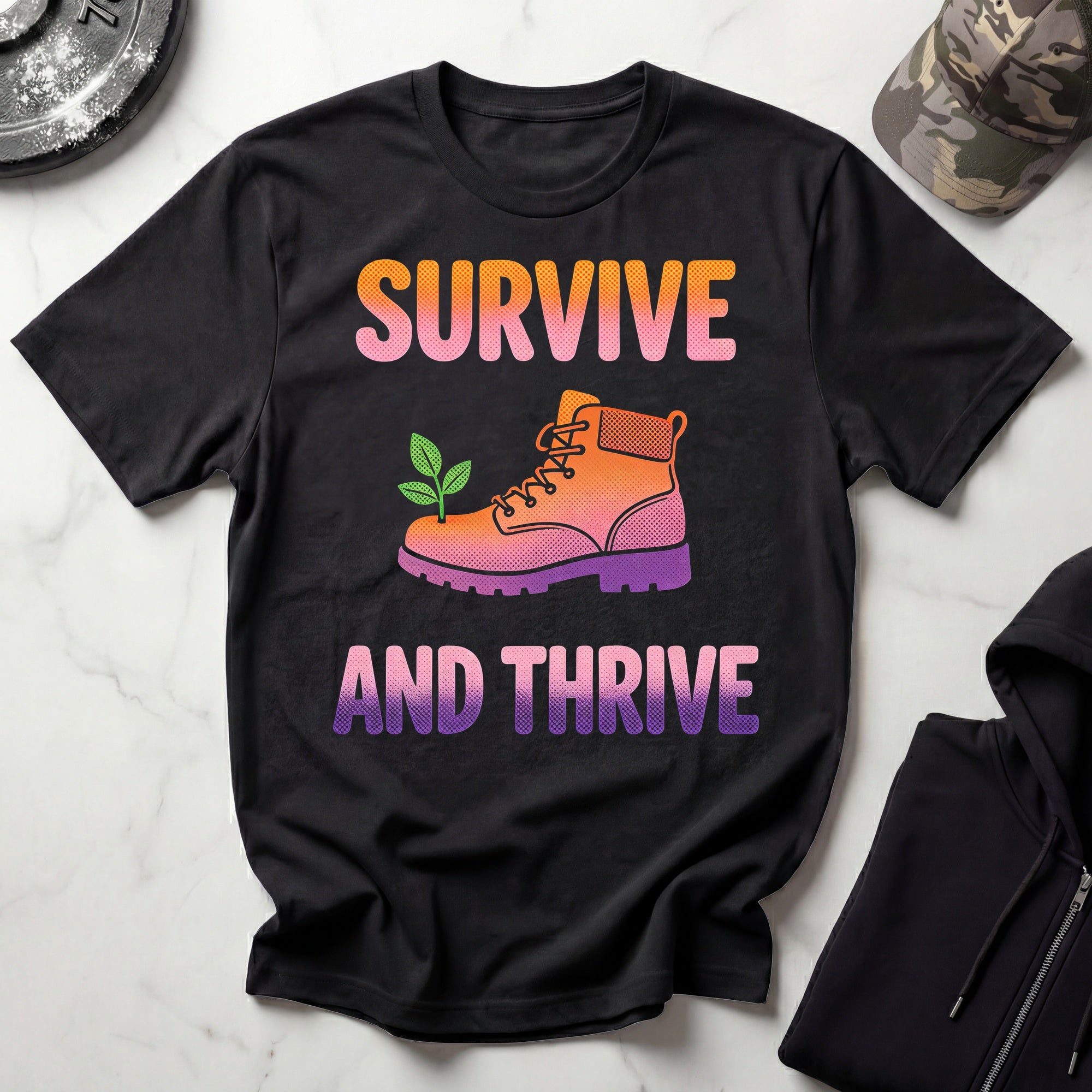 Survive And Thrive Hiker T-Shirt
