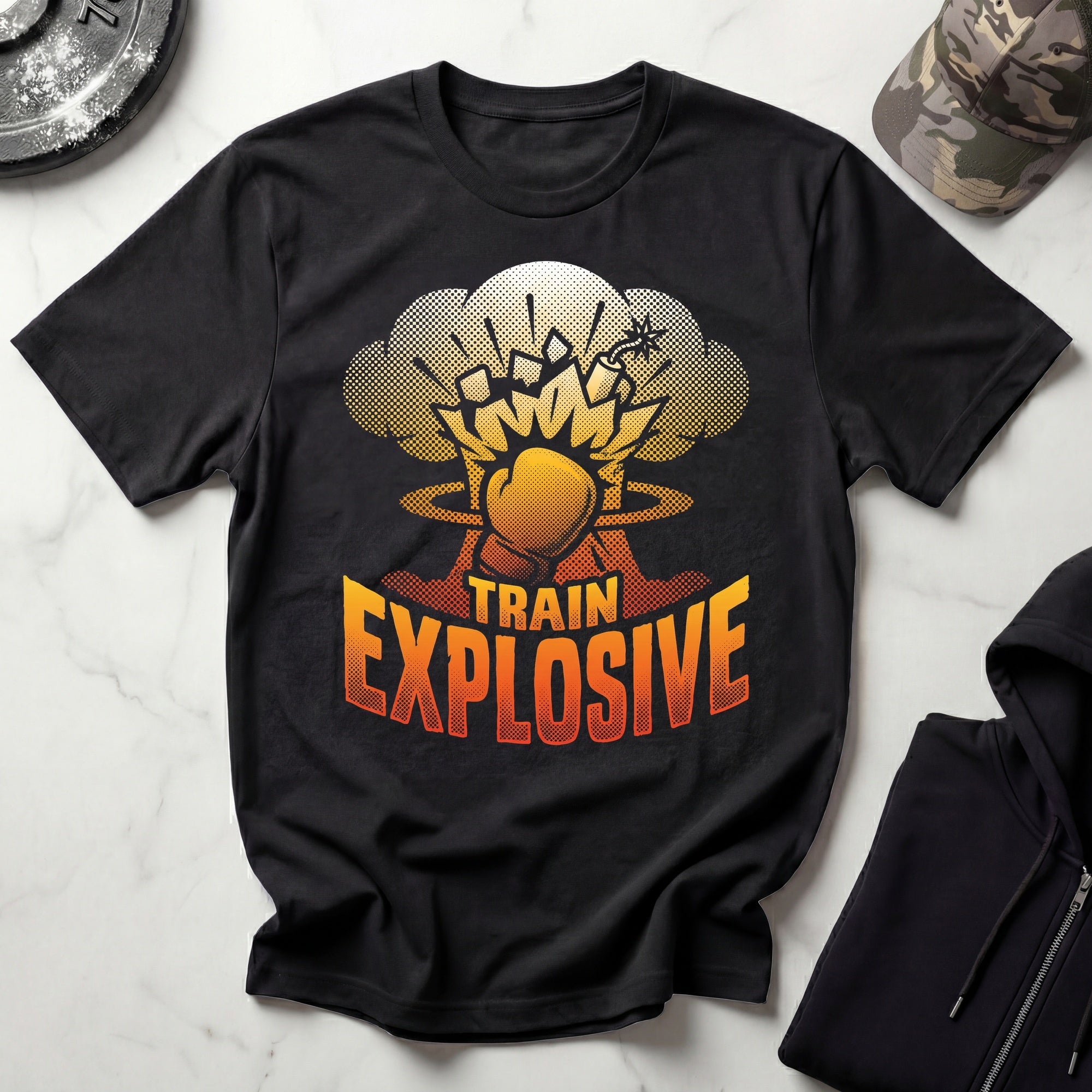 Train Explosive Boxing Gym T-Shirt