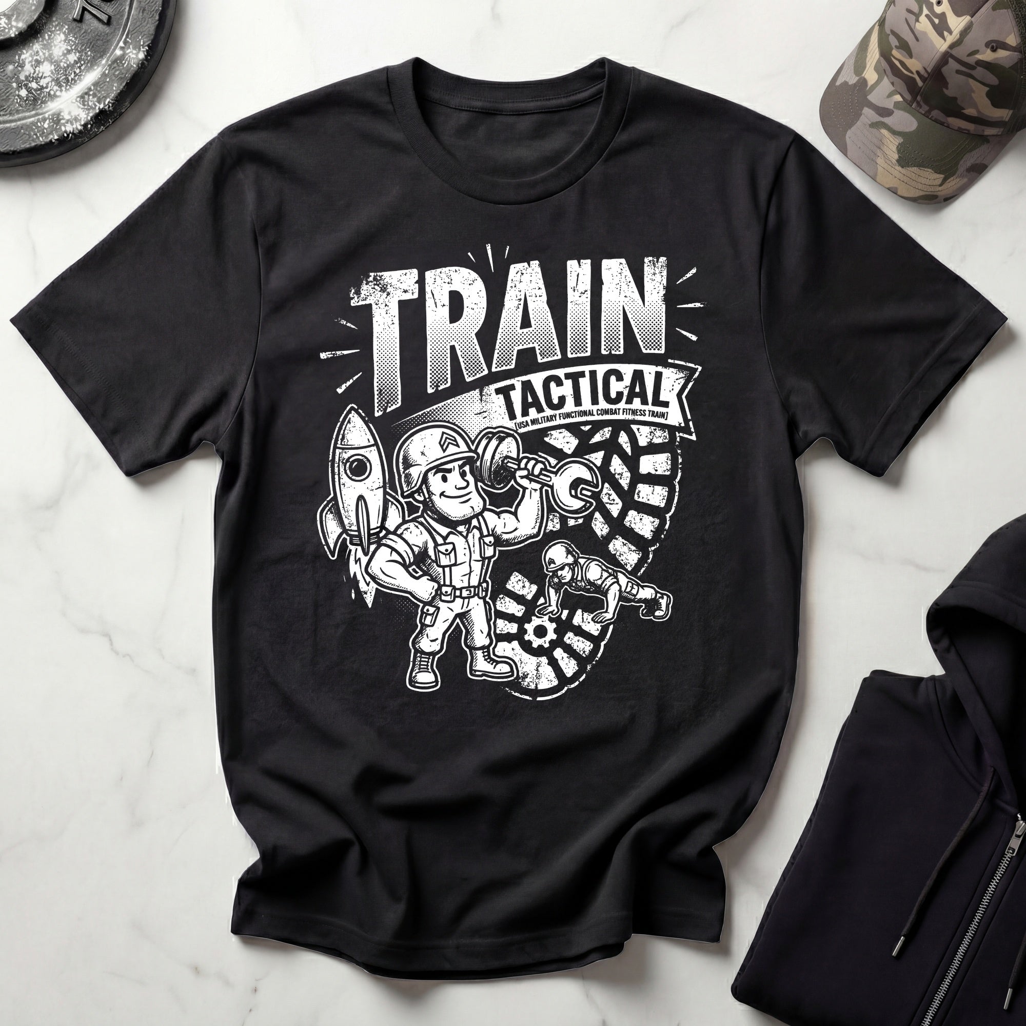 Train Tactical Boot Camp Gym T-Shirt