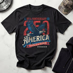 America USA 250 Strength Freedom Vintage Gym T-Shirt