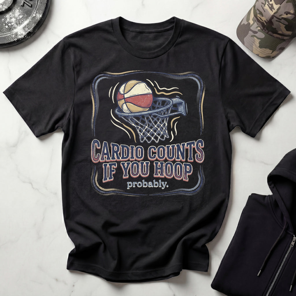 Cardio Basketball Hoop Vintage Gym T-Shirt