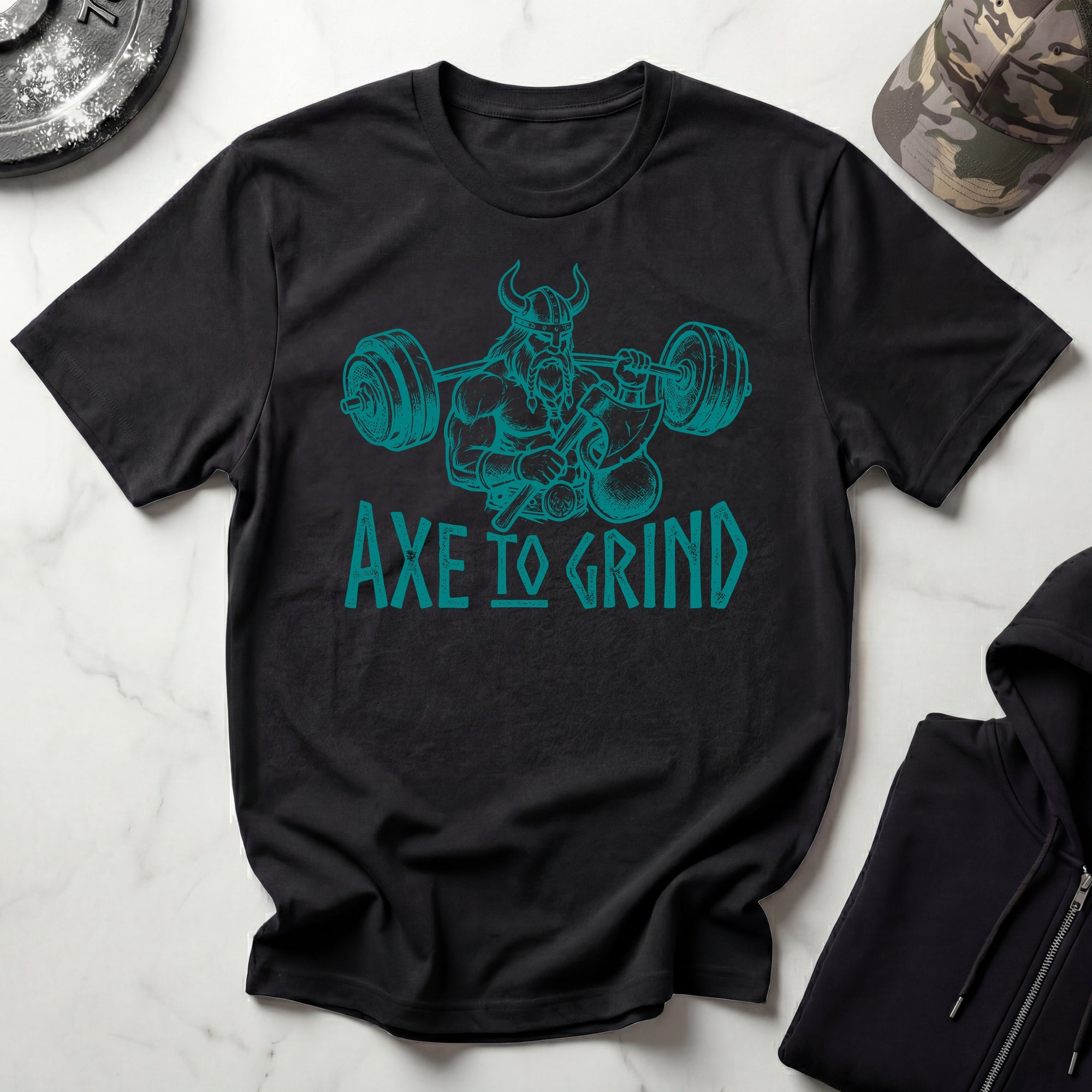 Axe to Grind Graphic Gym T-Shirt