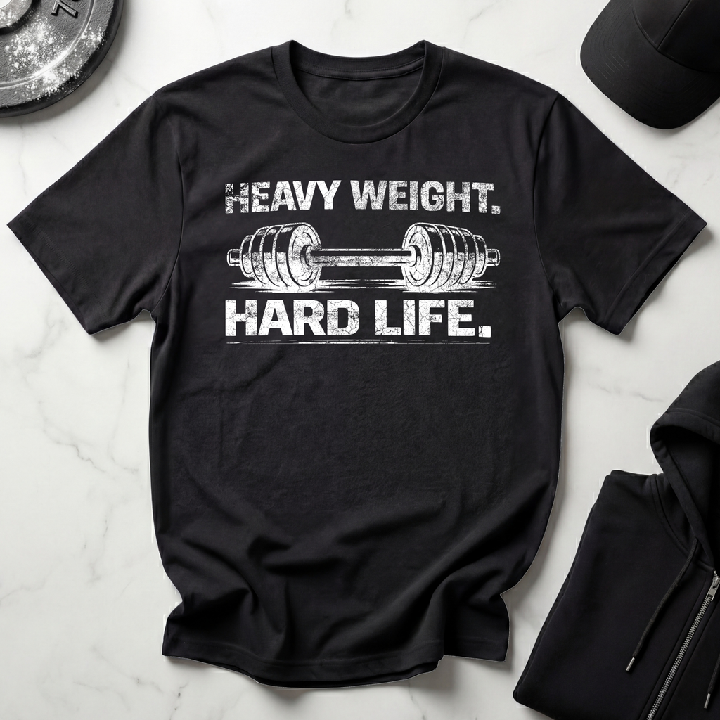 Heavy Weight Hard Life Dark Tee