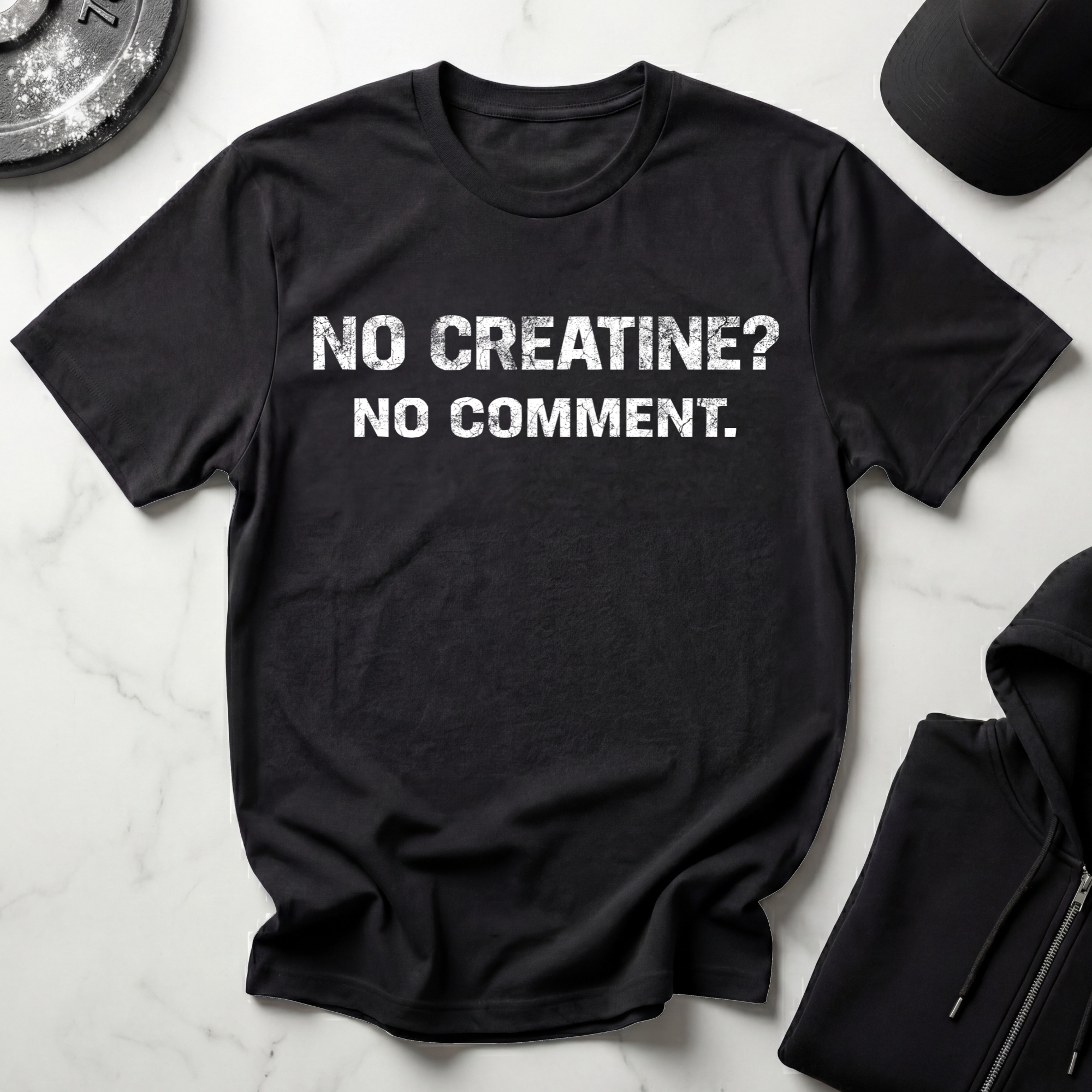 No Creatine No Comment Dark Tee